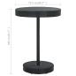 Preview: 5-tlg. Gartenbar-Set mit Kissen Poly Rattan Schwarz