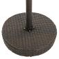 Preview: 3-tlg. Gartenbar-Set Poly Rattan Braun