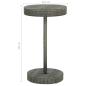 Preview: 3-tlg. Gartenbar-Set Poly Rattan Grau