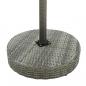 Preview: 3-tlg. Gartenbar-Set Poly Rattan Grau