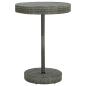 Preview: 5-tlg. Gartenbar-Set mit Kissen Poly Rattan Grau