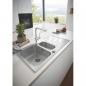 Preview: GROHE K500 Edelstahlspüle mit Abtropffläche, 1000x500mm, reversibel, 1,5 Becken, Edelstahl (31572SD1)