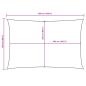 Preview: Sonnensegel Oxford-Gewebe Rechteckig 2,5x5 m Weiß