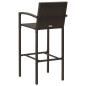 Preview: 3-tlg. Gartenbar-Set Braun