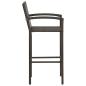 Preview: 3-tlg. Gartenbar-Set Braun