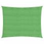 Preview: ARDEBO.de - Sonnensegel 160 g/m² Hellgrün 3,5x4,5 m HDPE
