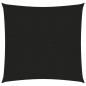 Preview: ARDEBO.de - Sonnensegel 160 g/m² Schwarz 3,6x3,6 m HDPE