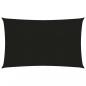 Preview: ARDEBO.de - Sonnensegel 160 g/m² Schwarz 2x4,5 m HDPE