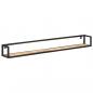 Preview: Wandregale 2 Stk. 160 cm Raues Mangoholz