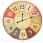 Preview: Vintage Wanduhr Bunt 60 cm
