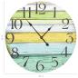 Preview: Wanduhr Mehrfarbig 60 cm MDF