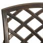 Preview: Gartenstühle 4 Stk. Aluminiumguss Bronzen  