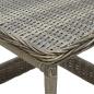 Preview: 3-tlg. Garten-Lounge-Set mit Auflagen Poly Rattan Braun