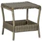 Preview: 3-tlg. Garten-Lounge-Set mit Auflagen Poly Rattan Braun