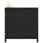 Preview: 6-tlg. Garten-Lounge-Set mit Kissen Poly Rattan Schwarz