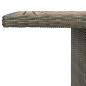 Preview: 9-tlg. Garten-Essgruppe mit Auflagen Poly Rattan Braun