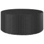 Preview: 9-tlg. Garten-Sofagarnitur mit Auflagen Poly Rattan Schwarz
