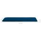Preview: ARDEBO.de - Sonnenliege Klappbar Oxford-Gewebe Marineblau