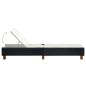 Preview: Sonnenliege mit Auflage Poly Rattan Schwarz
