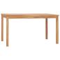 Preview: 7-teiliges Garten-Ess-Set 140 x 80 cm Massivholz Teak