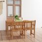 Preview: 5-tlg. Garten-Essgruppe Massivholz Teak