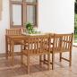 Preview: ARDEBO.de - 5-tlg. Garten-Essgruppe Massivholz Teak