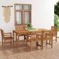 Preview: 7-tlg. Garten-Essgruppe Massivholz Teak