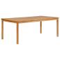 Preview: 9-teiliges Garten-Ess-Set 200 x 100 cm Massivholz Teak