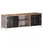 Preview: TV-Schrank 120x30x40 cm Raues Mangoholz
