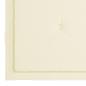 Preview: Gartenstuhl-Kissen 2 Stk. Creme 40x40x3 cm Oxford-Gewebe