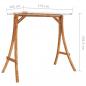 Preview: Schaukelgestell mit Dach Creme Bugholz Massiv Teak-Finish