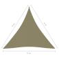 Preview: Sonnensegel Oxford-Gewebe Dreieckig 4x4x4 m Beige  