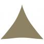 Preview: Sonnensegel Oxford-Gewebe Dreieckig 4x4x4 m Beige  