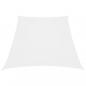 Preview: ARDEBO.de - Sonnensegel Oxford-Gewebe Trapezform 4/5x4 m Weiß