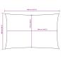 Preview: Sonnensegel Oxford-Gewebe Rechteckig 2x4 m Braun