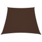 Preview: ARDEBO.de - Sonnensegel Oxford-Gewebe Trapezförmig 3/5x4 m Braun