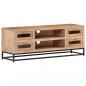 Preview: TV-Schrank 110x30x40 cm Akazie Massivholz
