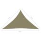 Preview: Sonnensegel Oxford-Gewebe Dreieckig 5x5x6 m Beige