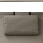 Preview: Doppel-Sonnenliege mit Sonnendach Textilene Taupe