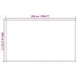 Preview: Zeltteppich 300x500 cm Braun