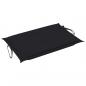 Preview: Sonnenliegen-Auflage Schwarz 186x58x3 cm Oxford-Gewebe