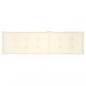 Preview: Liegestuhl-Auflage Creme (75+105)x50x4 cm