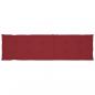 Preview: Liegestuhl-Auflage Weinrot (75+105)x50x4 cm
