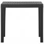 Preview: Gartentisch Grau 79x65x72 cm Kunststoff