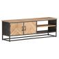 Preview: TV-Schrank 120x30x40 cm Massivholz Akazie