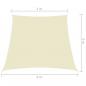 Preview: Sonnensegel Oxford-Gewebe Trapezform 3/4x3 m Creme