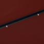 Preview: Sonnenschirm mit LED-Leuchten Stahlmast 300 cm Terrakotta-Rot