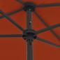 Preview: Strandschirm Terracotta-Rot 180x120 cm