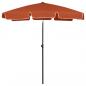 Preview: Strandschirm Terracotta-Rot 180x120 cm