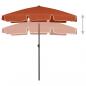 Preview: Strandschirm Terracotta-Rot 180x120 cm